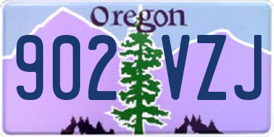 OR license plate 902VZJ