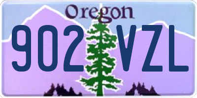 OR license plate 902VZL