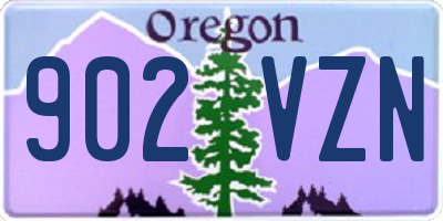 OR license plate 902VZN