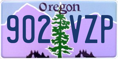 OR license plate 902VZP