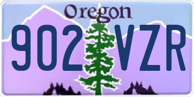 OR license plate 902VZR