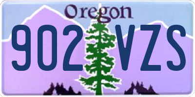 OR license plate 902VZS