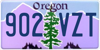 OR license plate 902VZT