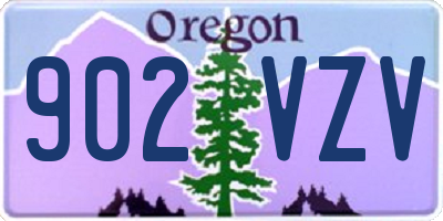 OR license plate 902VZV