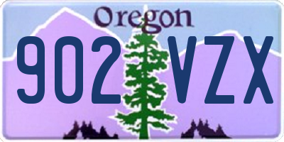 OR license plate 902VZX