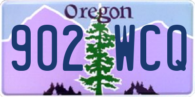 OR license plate 902WCQ