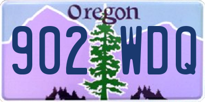 OR license plate 902WDQ