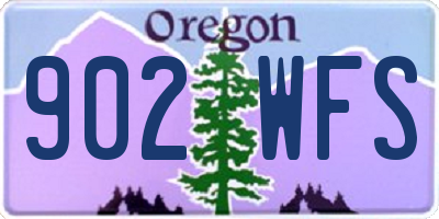 OR license plate 902WFS