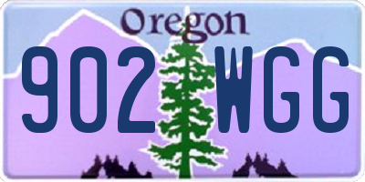 OR license plate 902WGG