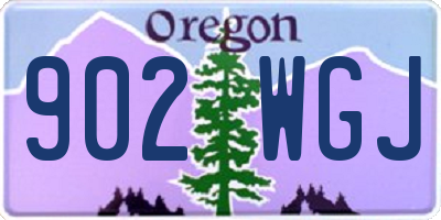 OR license plate 902WGJ