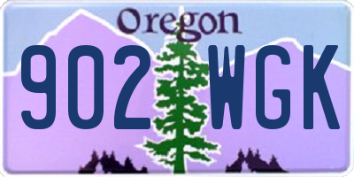 OR license plate 902WGK