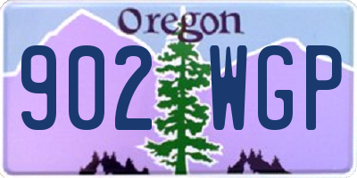 OR license plate 902WGP