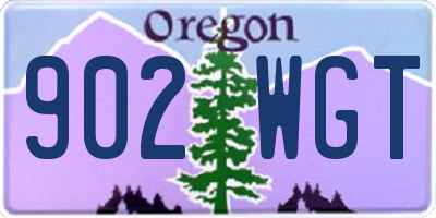 OR license plate 902WGT