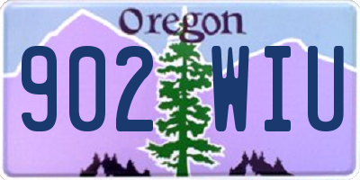 OR license plate 902WIU