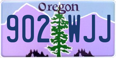 OR license plate 902WJJ