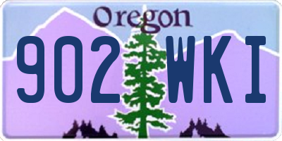 OR license plate 902WKI
