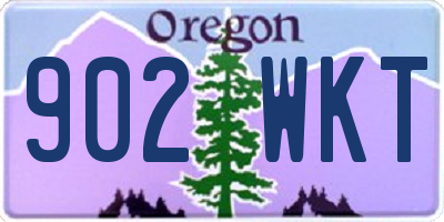 OR license plate 902WKT