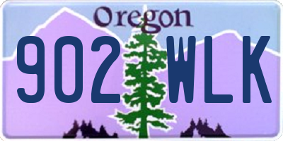 OR license plate 902WLK