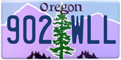 OR license plate 902WLL