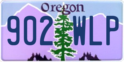 OR license plate 902WLP