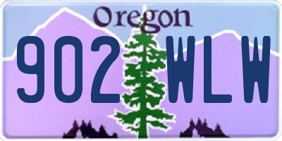 OR license plate 902WLW