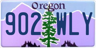 OR license plate 902WLY
