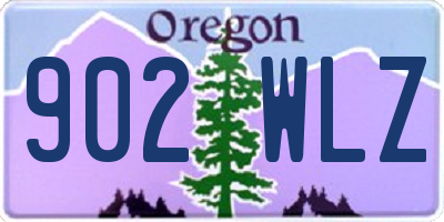 OR license plate 902WLZ