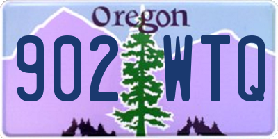 OR license plate 902WTQ