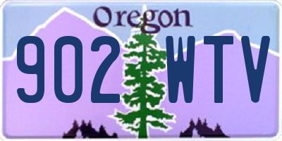 OR license plate 902WTV