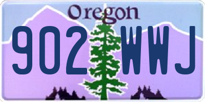OR license plate 902WWJ