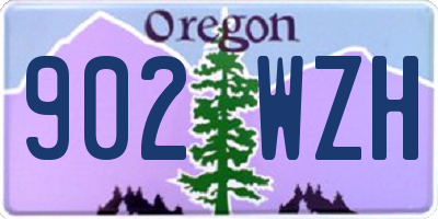 OR license plate 902WZH
