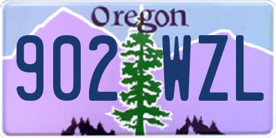 OR license plate 902WZL