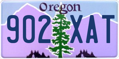 OR license plate 902XAT
