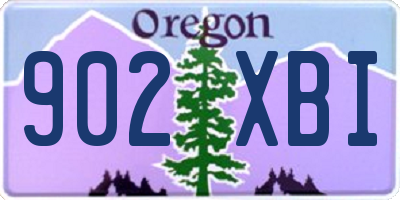 OR license plate 902XBI