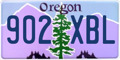 OR license plate 902XBL