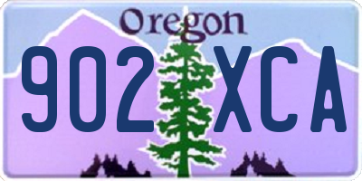 OR license plate 902XCA