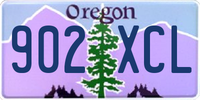 OR license plate 902XCL