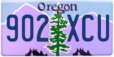 OR license plate 902XCU