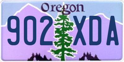 OR license plate 902XDA