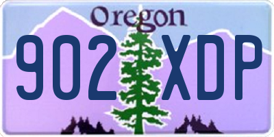 OR license plate 902XDP