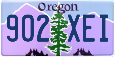 OR license plate 902XEI