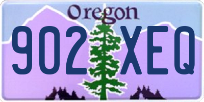 OR license plate 902XEQ