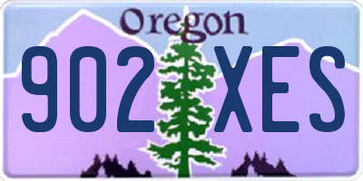 OR license plate 902XES