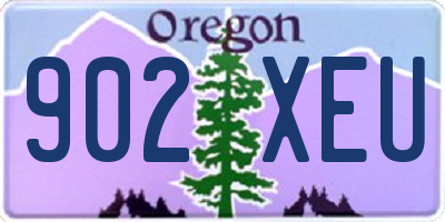 OR license plate 902XEU