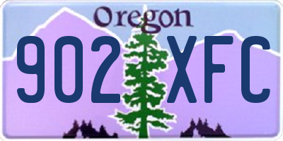 OR license plate 902XFC