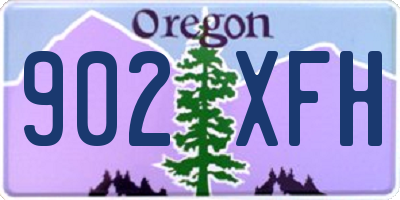 OR license plate 902XFH