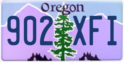 OR license plate 902XFI