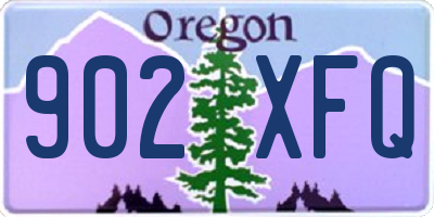 OR license plate 902XFQ
