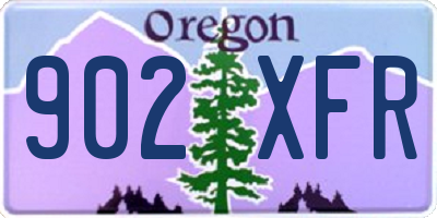 OR license plate 902XFR