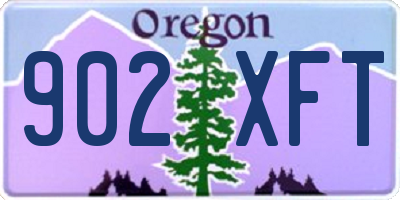 OR license plate 902XFT